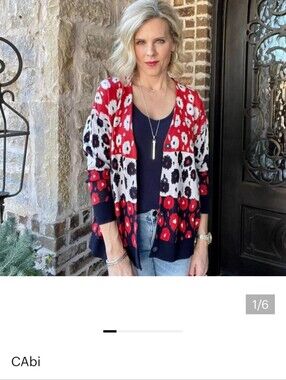 cabi Upbeat Cardigan size S